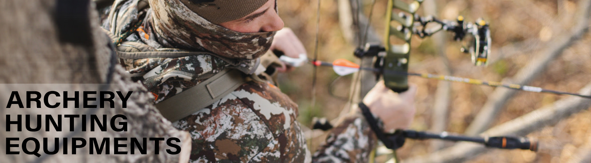 Archery Hunting Equipment Banner
